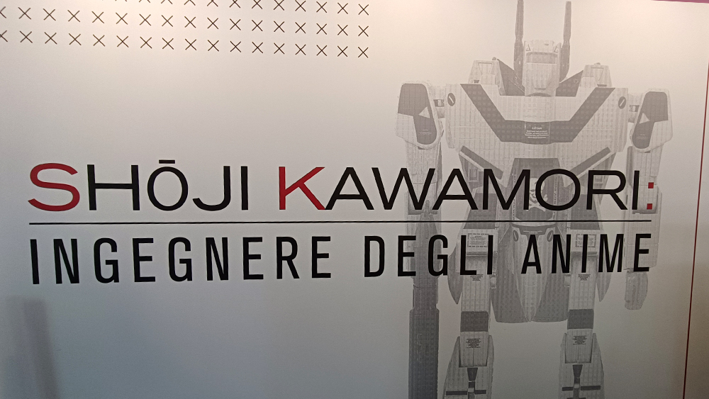 Alla mostra del maestro Shoji Kawamori Alla mostra del maestro Shoji Kawamori